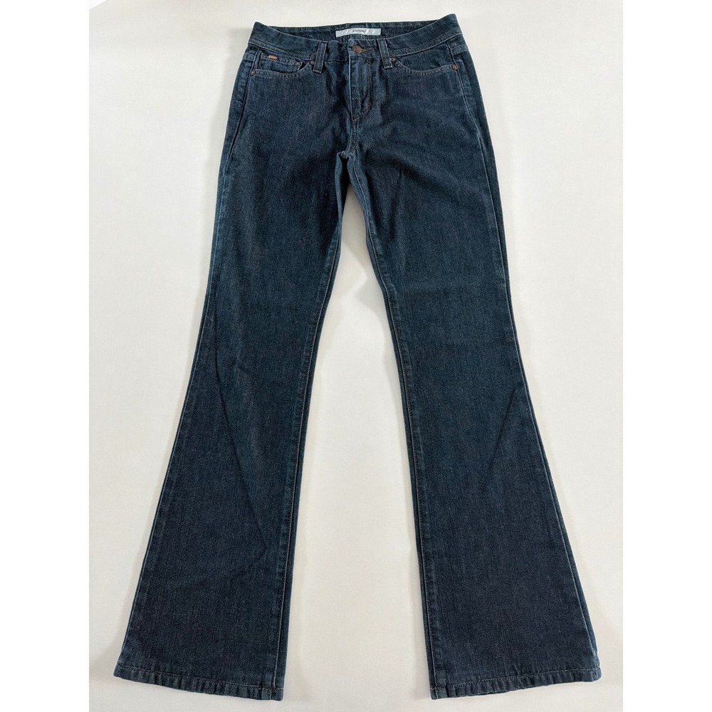 Joe's Jeans Muse Flare Leg Denim Indigo Dark Wash Stretch Jeans Womens Size 28